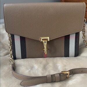 Burberry Brown and Multicolor Crossbody Bag